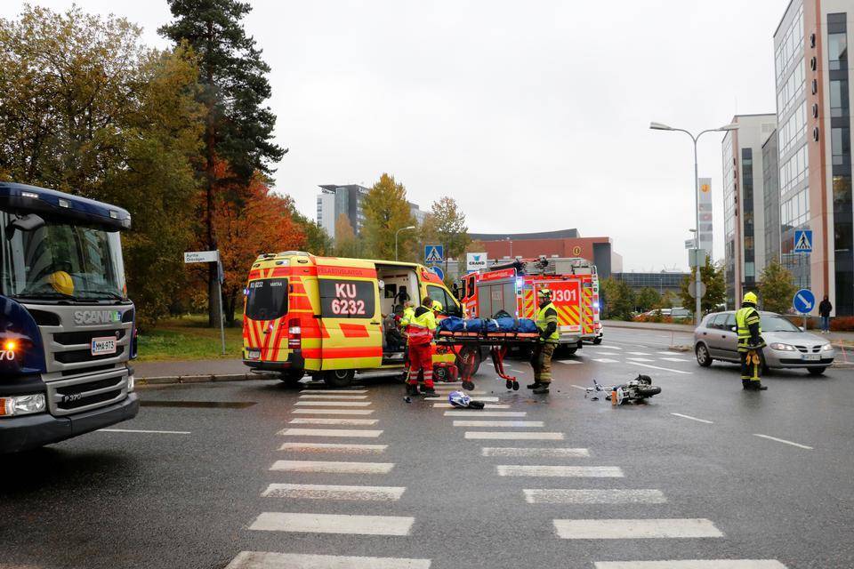 Liikenneonnettomuus Helsinki